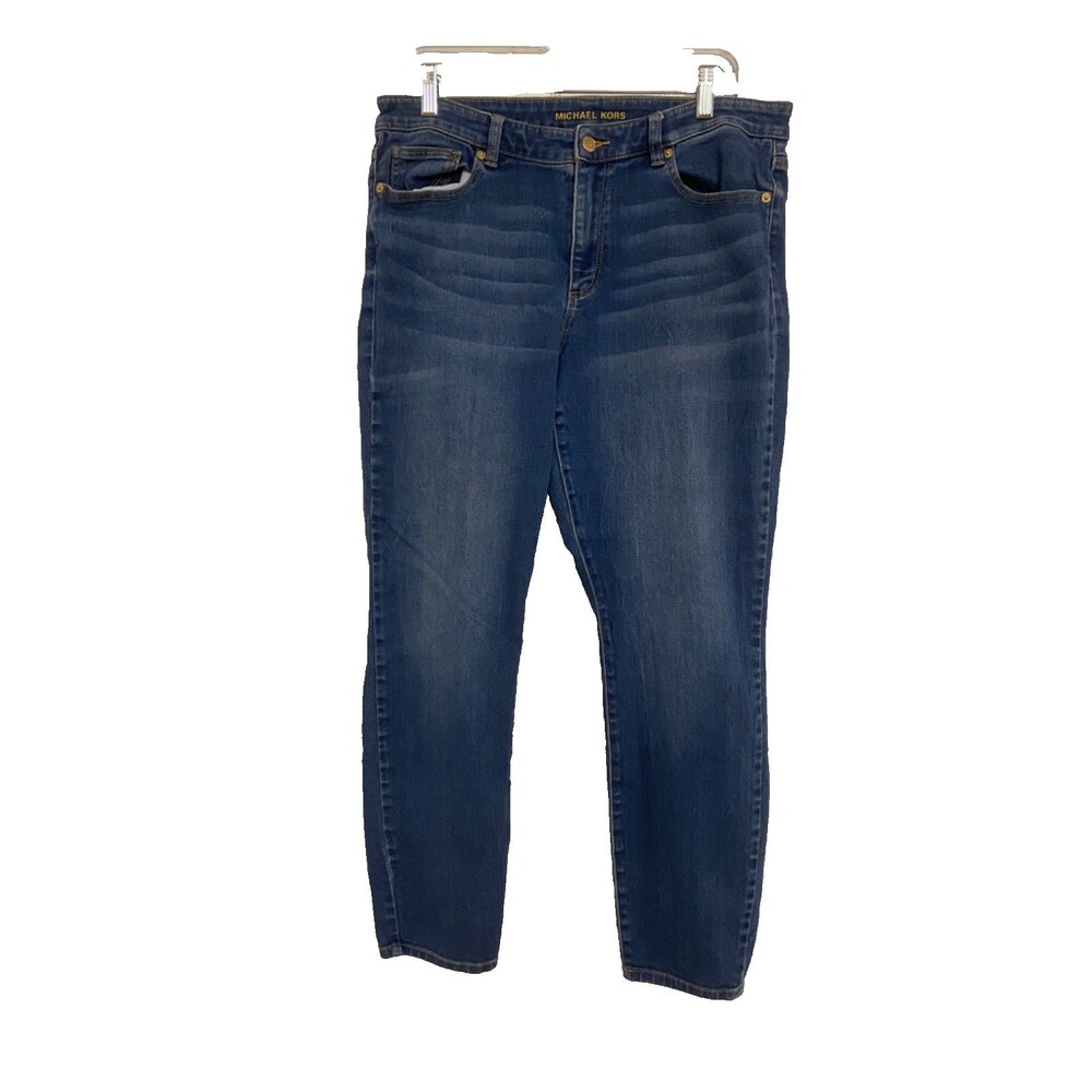Michael Kors Jeans~Women's size 14~Blue~Izzy Skinny~Stretch